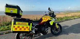 Family tribute to Blood Bikes Wales rider Timothy Minett