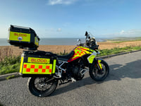 Family tribute to Blood Bikes Wales rider Timothy Minett