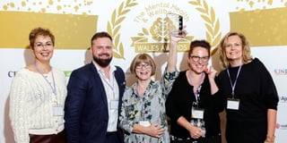 Award win for Hywel Dda at Mental Health & Wellbeing Wales Awards 2023
