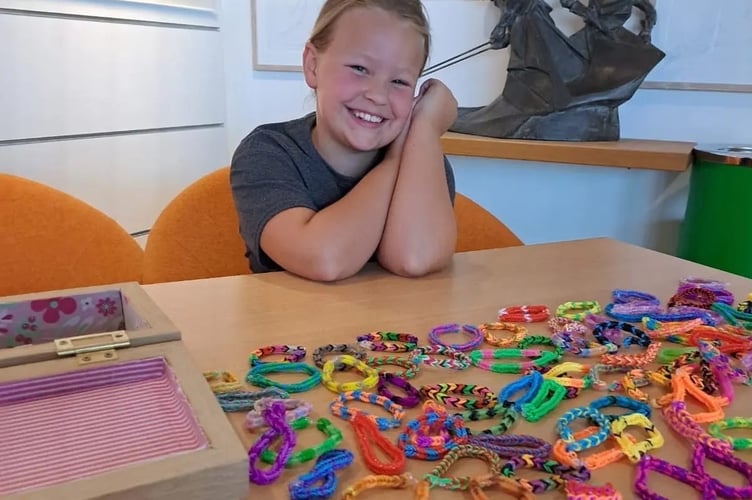 Grace and her bracelets