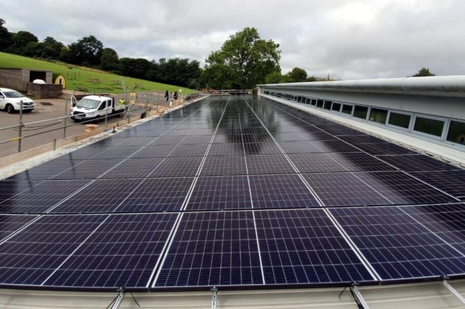 Solar panels at Golden Grove Primary School