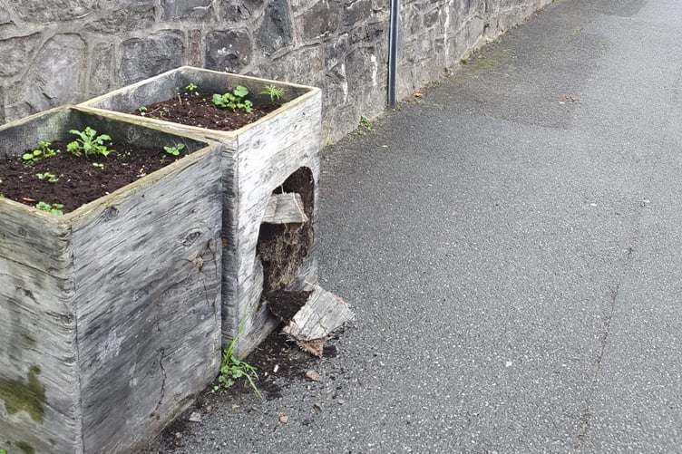 Saundersfoot vandalism
