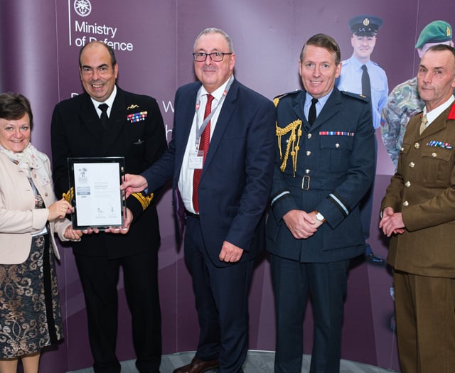 Carmarthenshire Council gains Ministry of Defence Silver ERS Award