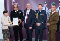 Carmarthenshire Council gains Ministry of Defence Silver ERS Award