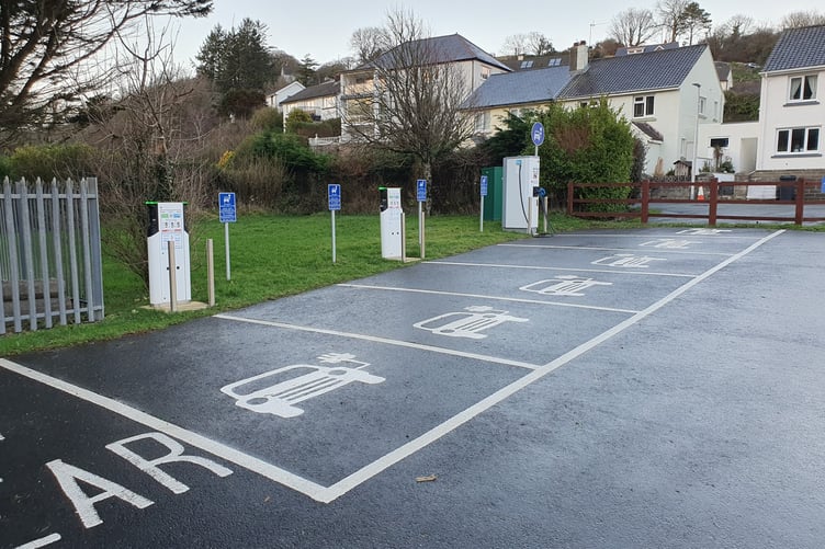 EV charging points in Amroth