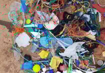 Saundersfoot beach clean throws up plethora of plastic and objects