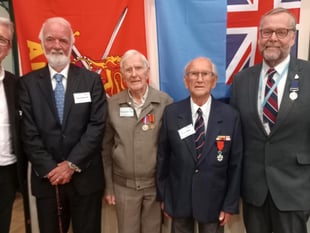Pembrokeshire World War II Veterans join others at unique gathering