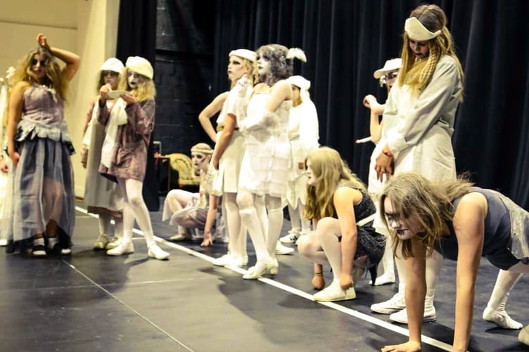 Addams Family (young @ part) performance in Saundersfoot