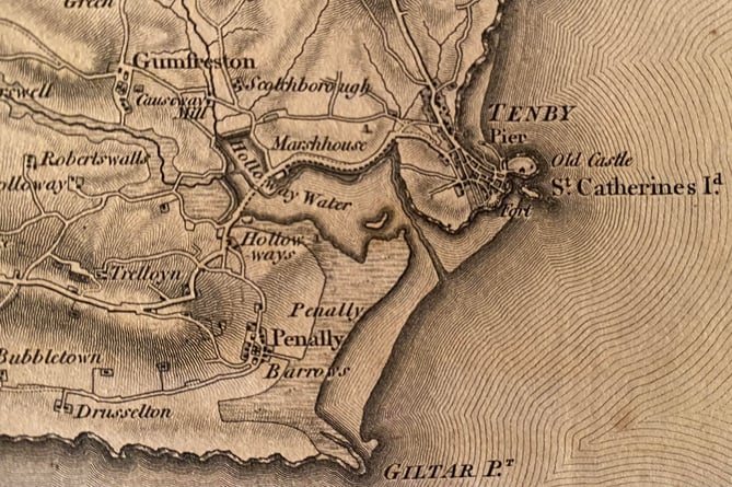 Tenby map 1818