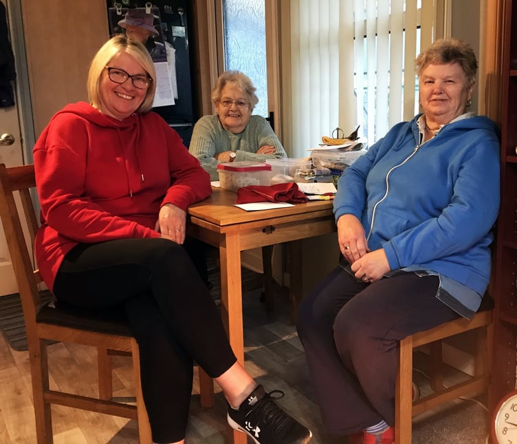 Fundraisers Raydene, Pauline and Louise