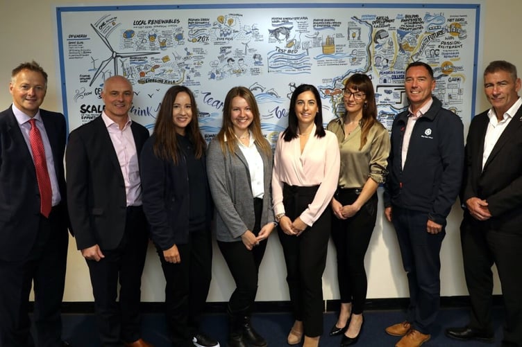 Dr Mark Picton, RWE Renewables, David Jones, Blue Gem Wind, Sara Jones, Floventis Energy, Naomi Bowen, Blue Gem Wind, Jess Turfery RWE Renewables, Vidette Swales, Port of Milford Haven, Ben Williams, RWE, Mark Davies, Ledwood Engineering; SPARC is also supported by Pembrokeshire County Council and Pembrokeshire College.