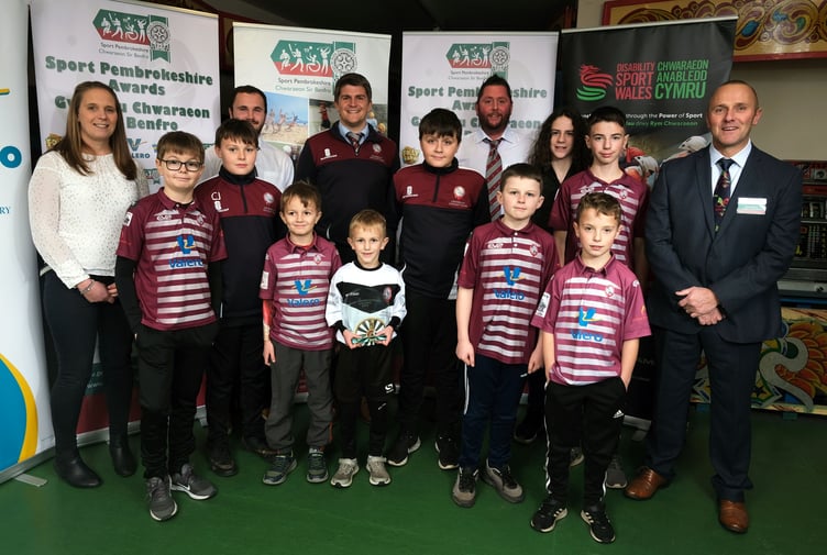Cresselly Cricket Club, last year’s winner of Club of the Year.