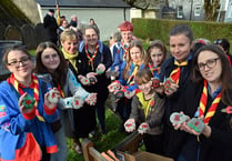 Tenby holds third Poppy Pebble Trail