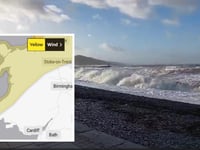 Gusts of up to 80mph could batter Wales