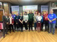 Narberth Outdoor Rock 2023 charitable donations presentation
