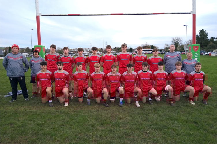 The victorious youth squad