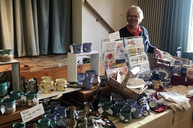 Scene from the Friends of Tenby Museum Autumn Craft Fayre, held at St Mary’s Church House on November 4.