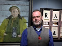 Dylan Thomas inspired art exhibition in Narberth officially opens