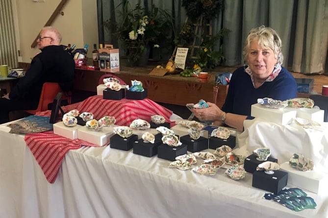 Scene from the Friends of Tenby Museum Autumn Craft Fayre, held at St Mary’s Church House on November 4.