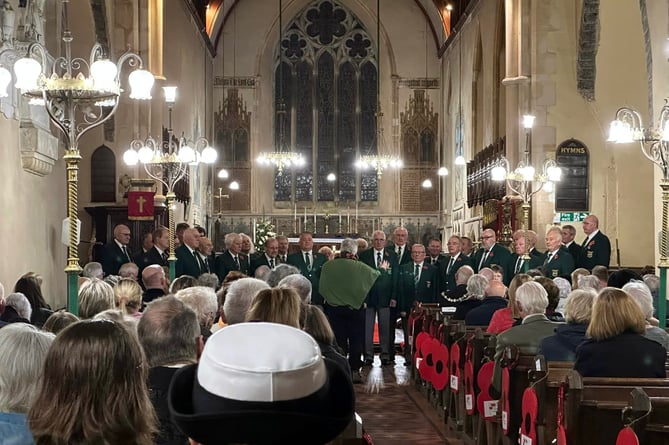 Pembroke & District Male Voice Choir in concert at Pennar Hall