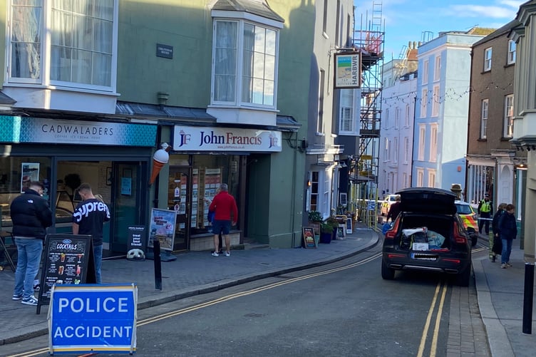 Tenby scaffold accident