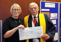 Gild of Freemen of Pembroke make donation to local homelessness charity
