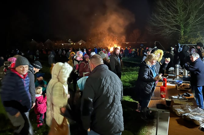 Templeton Bonfire and Firework Night was held on November 4, raising over £1,000 for the school