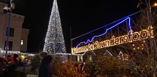 Saundersfoot prepares for a 'magical' Christmas