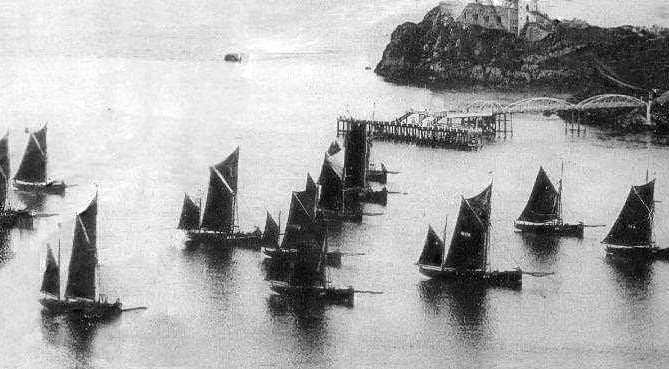 1900 sail races in Tenby