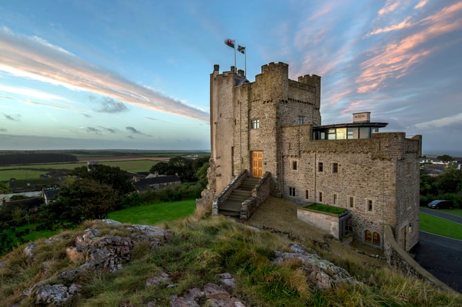 Roch Castle, St Davids Peninsula, Pembrokeshire, West Wales
