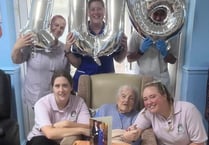 Tenby resident Stella celebrates 106th birthday