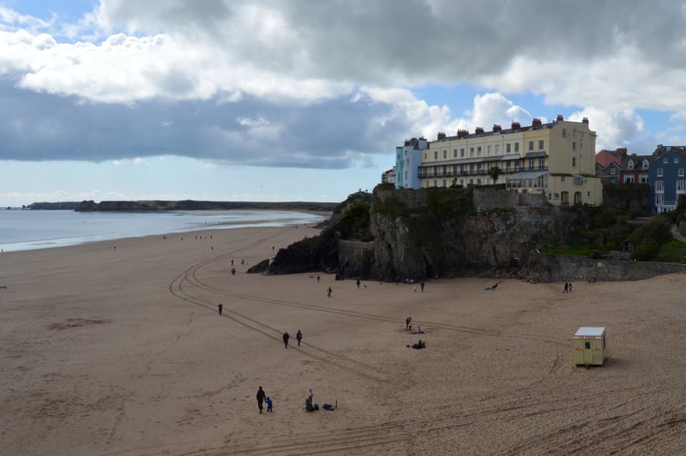 Tenby's Castle Beach