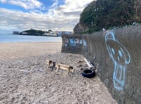 Vandals ‘desecrate' one of Tenby's most picturesque spots