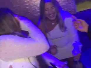 Watch the moment Pembroke partygoers have an amusing birthday mishap!