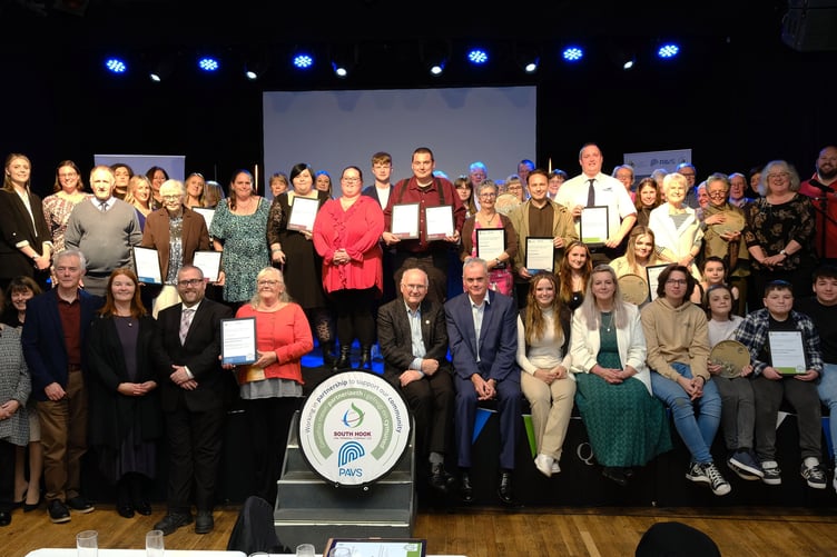Winners and finalists with PAVS and South Hook LNG staff and guest presenters