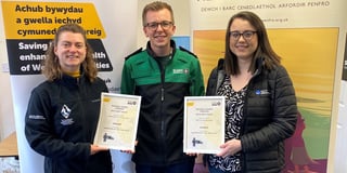Pembrokeshire organisations recognised for helping St John Ambulance