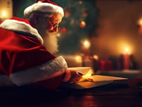 What’s on at Tenby Library in December - posting letters to Santa