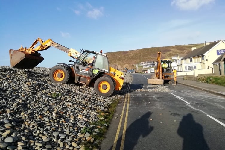 Newgale storm