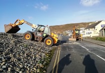 Plans to relocate part of flood-hit Newgale’s sea defences