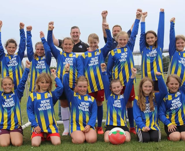 New York Welsh sponsorship boost for Kilgetty AFC girls