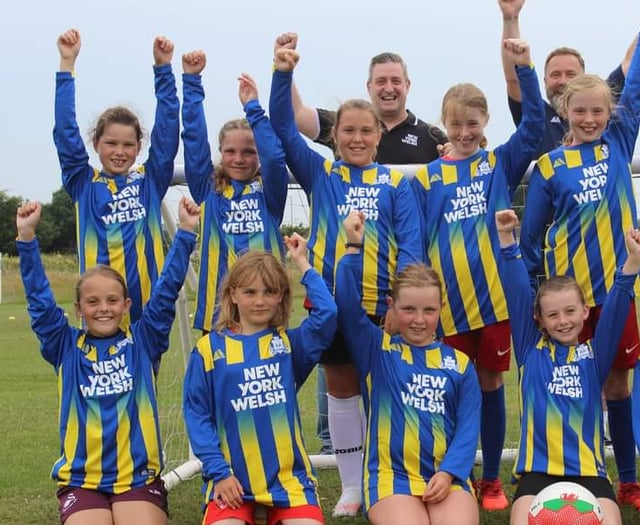 New York Welsh sponsorship boost for Kilgetty AFC girls