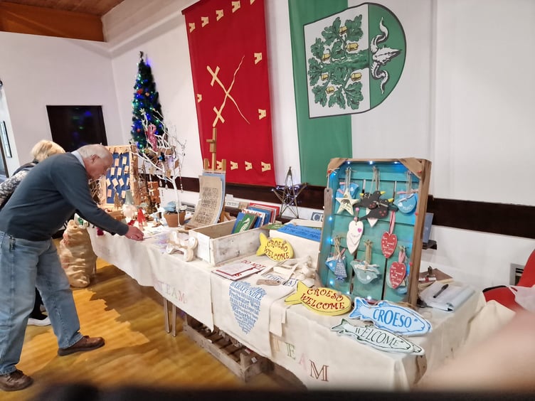 Tabletops at the Christmas Soup event