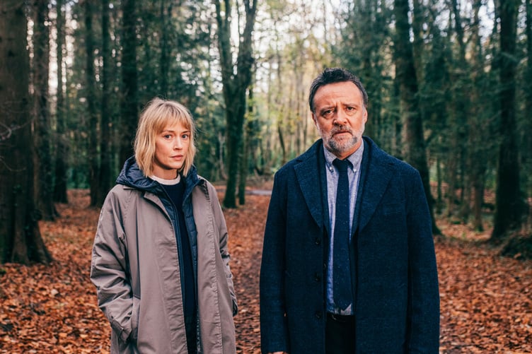 Elen Rhys and Richard Harrington