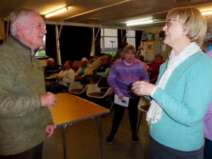 RAF Winchman Rob talks to Tenby Friendship Club