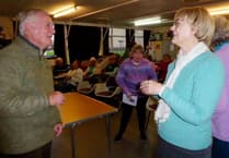 RAF Winchman Rob talks to Tenby Friendship Club