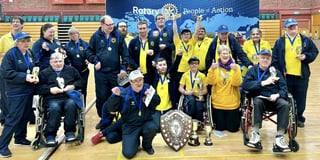 Rotarians supporting sports training for disability groups praised