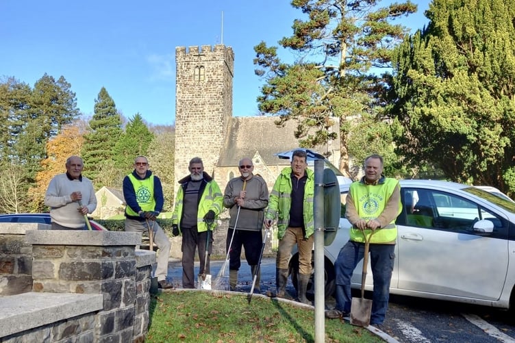 Saundersfoot Rotary polio planting