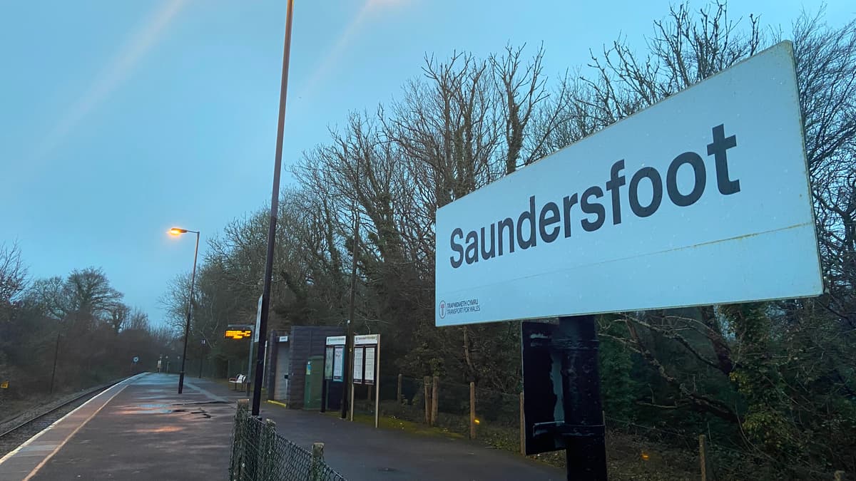 Saundersfoot Train Station Upgrades Begin This Month | Tenby-today....