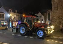 WATCH: Hundreds of vehicles join the 'Pembrokeshire Christmas Convoy'