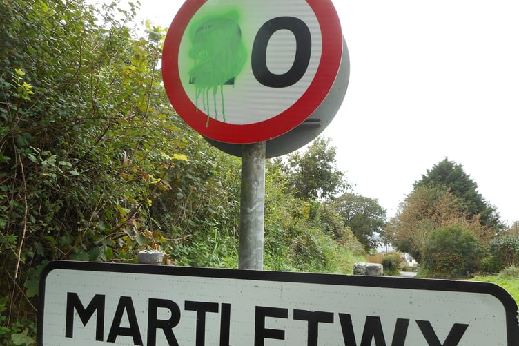 20mph vandalism